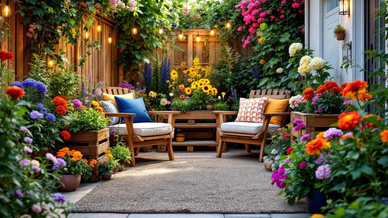 10 budgetfreundliche Wege, deinen kleinen Garten in eine Traumoase zu verwandeln