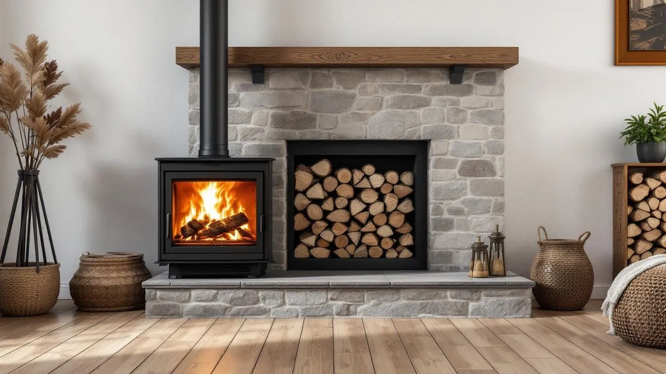 Der Trick für einen Kamin, der besser brennt: Die Holzart, mit der du sparst