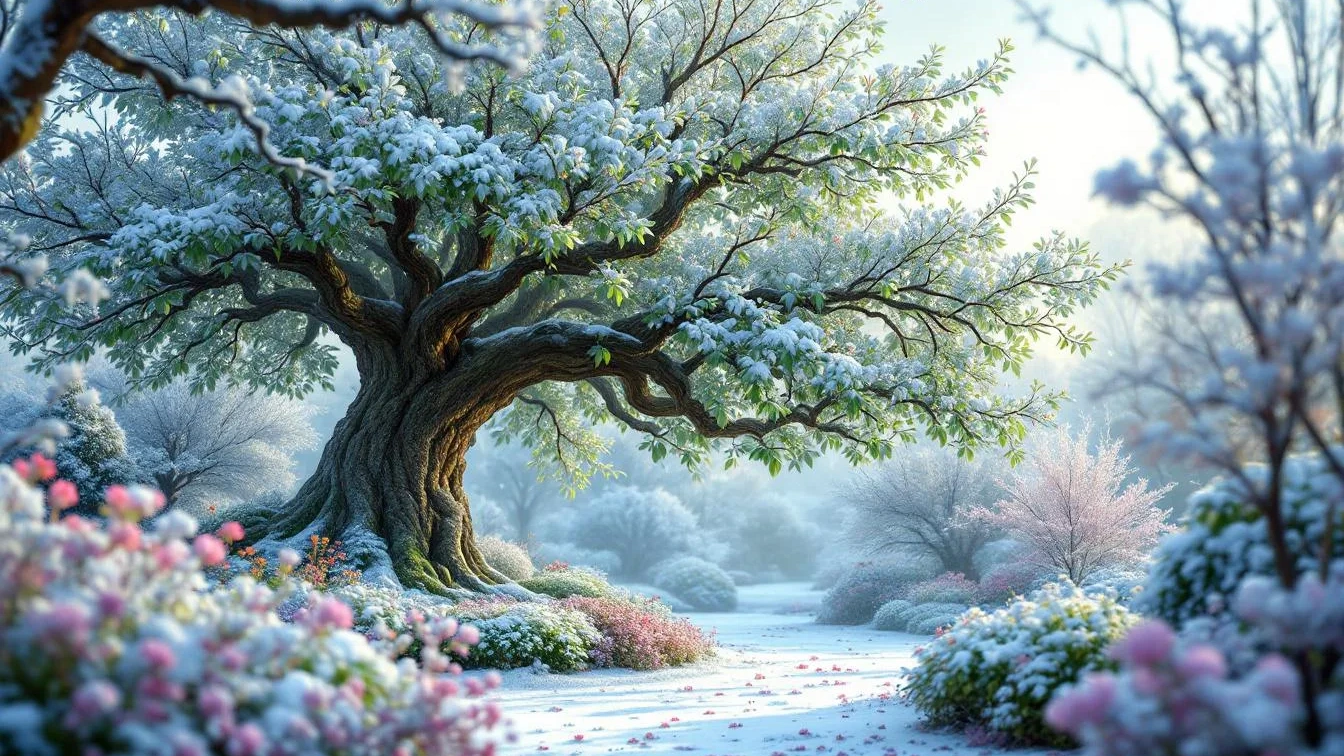 Der magische Baum, der auch im Winter wächst und deinen Garten in ein Paradies verwandelt
