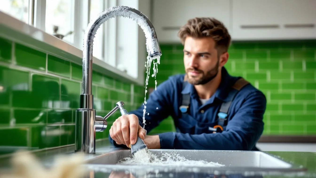 Die überraschende Methode der Profis, um Kalkablagerungen am Wasserhahn loszuwerden