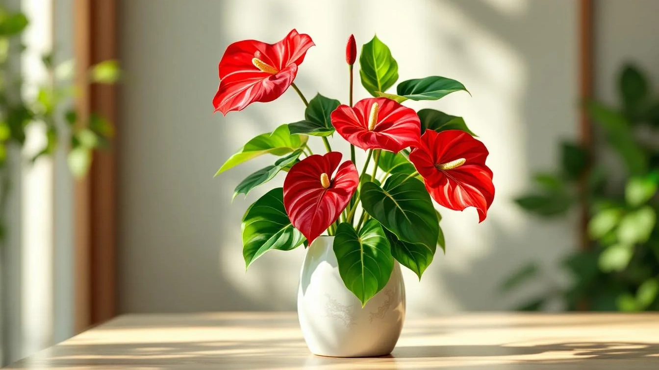 Wie du die Schönheit deines Anthuriums mit einem orientalischen Geheimnis erweckst: Schluss mit welken Blüten