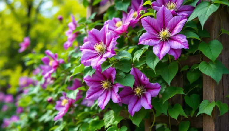 erfahre, wie du deine clematis richtig pflegst, um atemberaubende blüten zu erzielen. tipps zur optimalen pflege und schöner blütenpracht.