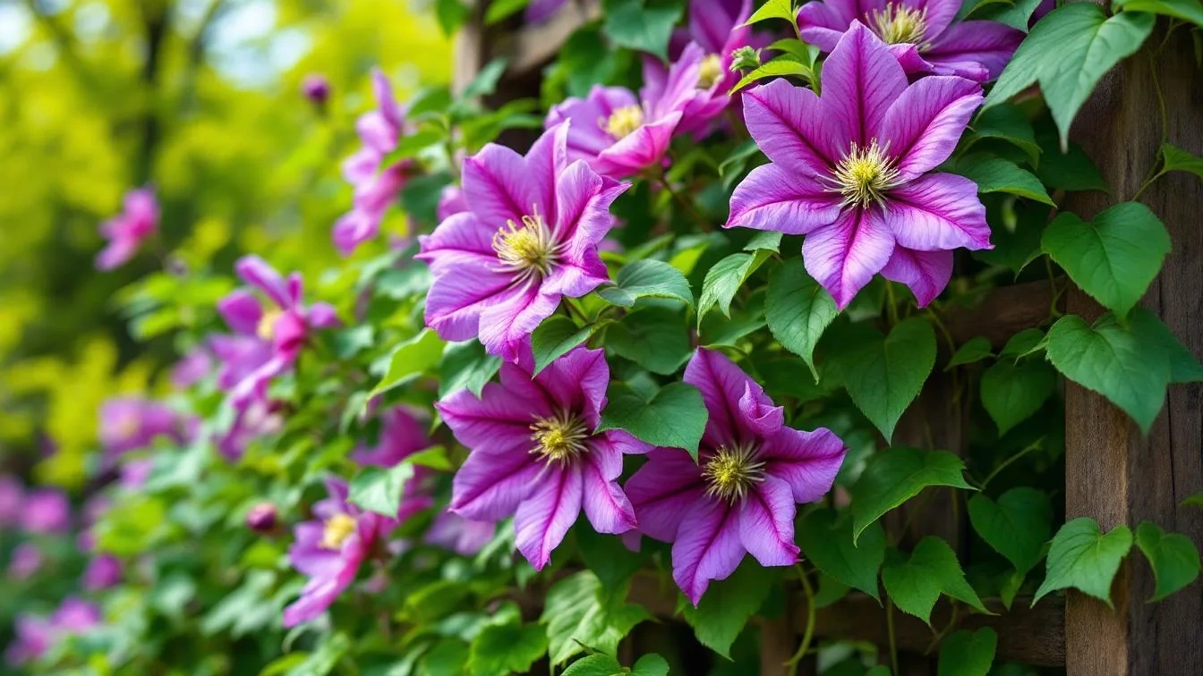 Willst du atemberaubende Blüten? So pflegst du deine Clematis richtig