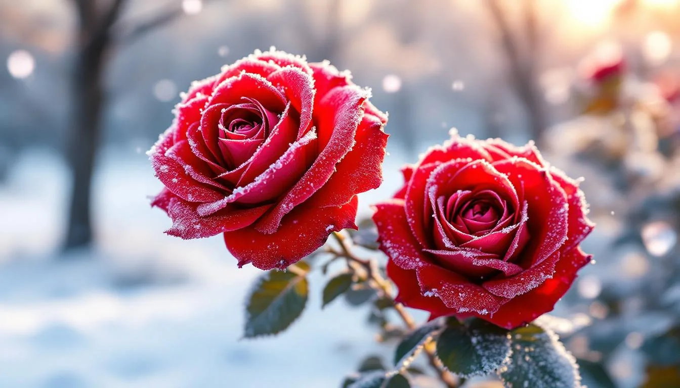 entdecke das winterritual für spektakuläre rosen und erfahre, wie du deine rosenpflanzen in der kalten jahreszeit zum blühen bringst.