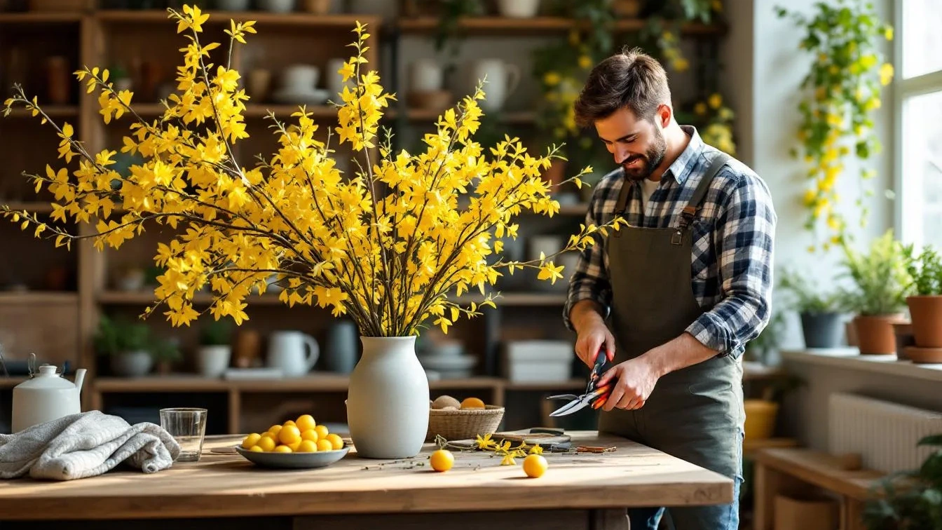 Ein Gärtner verrät, warum dein Osterstrauch bis April blüht, wenn du jetzt schneidest