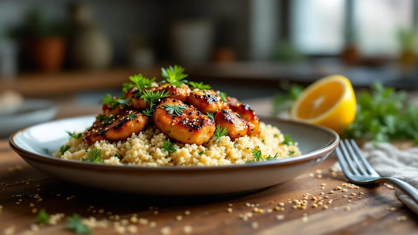 Ein Koch verrät, warum Quinoa mit Sesamhuhn dein Abendessen rettet