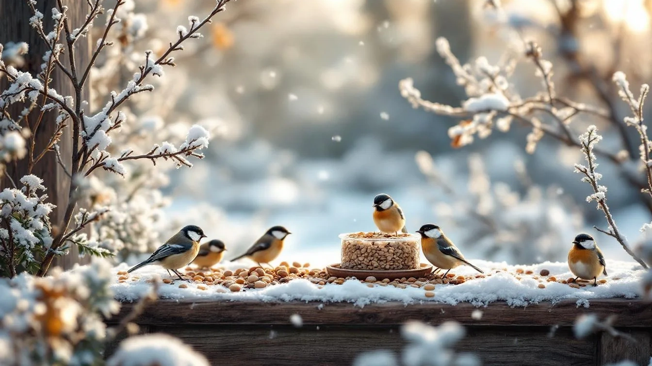 So fütterte ich Vögel im Winter, ohne sie abhängig zu machen